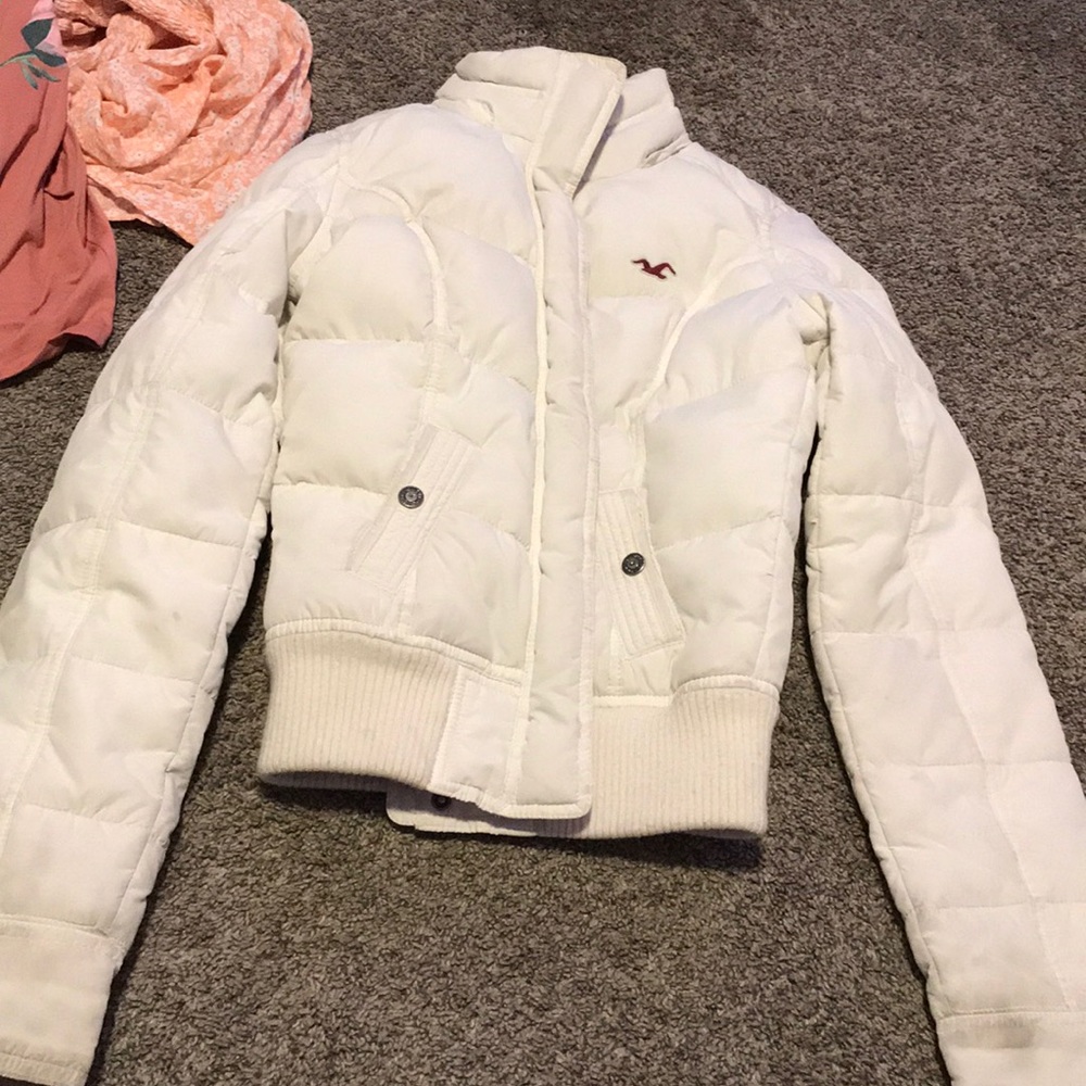 White Nice Hollister jacket